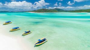 Beach nearby, white sand