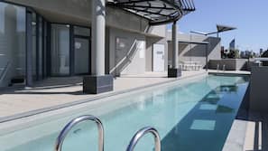 Indoor pool, outdoor pool
