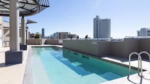 Indoor pool, outdoor pool