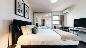 Premium bedding, individually decorated, individually furnished