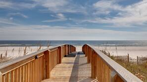 Private beach