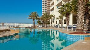 Indoor pool, outdoor pool