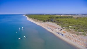 Spiaggia privata, navetta gratuita per la spiaggia, lettini da mare