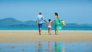 Beach nearby, white sand