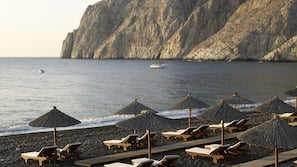 Private beach