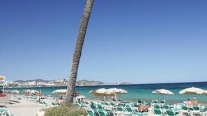 Aan het strand