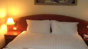 Biancheria da letto di alta qualità, materassi Select Comfort, minibar