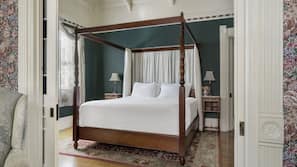 Premium bedding, down comforters, individually decorated