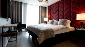 Hypo-allergenic bedding, individually decorated, individually furnished
