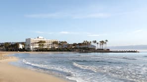 Beach nearby, white sand
