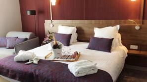 In-room safe, desk, blackout curtains, soundproofing