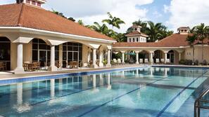3 outdoor pools, open 8:00 AM to 10:00 PM, pool cabanas (surcharge)