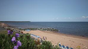 Private beach