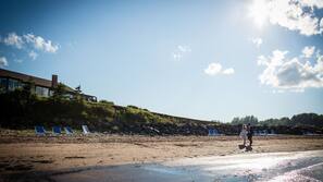 Private beach