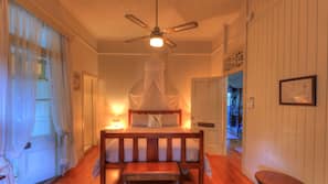 1 bedroom, premium bedding, pillow top beds, individually decorated