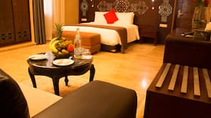 Premium bedding, minibar, in-room safe, desk