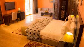 Premium bedding, minibar, in-room safe, desk