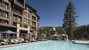 Outdoor pool, pool cabanas (surcharge), pool umbrellas