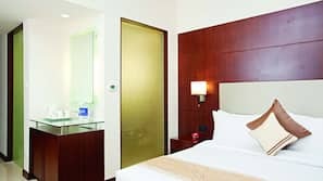 Minibar, in-room safe, desk, free rollaway beds