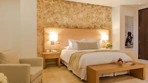 Premium bedding, minibar, in-room safe, desk