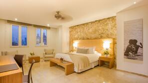 Premium bedding, minibar, in-room safe, desk