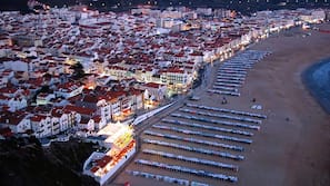 Na praia