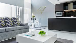In-room safe, desk, laptop workspace, iron/ironing board