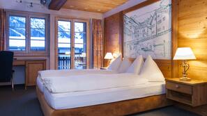 Couette en duvet d'oie, coffre-forts dans les chambres, bureau