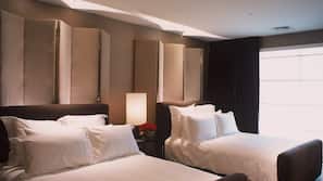 Premium bedding, down duvet, pillow top beds, minibar