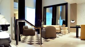 Premium bedding, down duvet, pillow top beds, minibar
