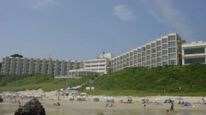 On the beach