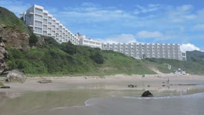 On the beach
