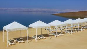 Een privéstrand