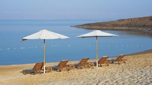 Een privéstrand