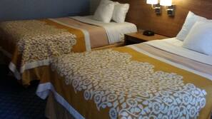 Desk, blackout drapes, iron/ironing board, free WiFi