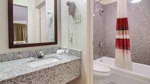 Desk, blackout drapes, iron/ironing board, free WiFi