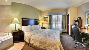 Premium bedding, pillowtop beds, in-room safe, blackout drapes