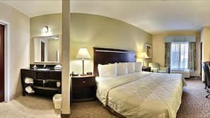 Premium bedding, pillowtop beds, in-room safe, blackout drapes