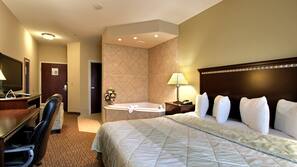 Premium bedding, pillowtop beds, in-room safe, blackout drapes
