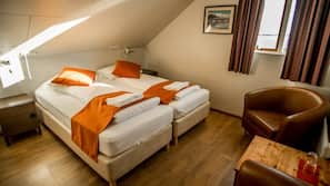 Iron/ironing board, free cribs/infant beds, free WiFi, linens