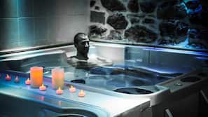 Indoor spa bath