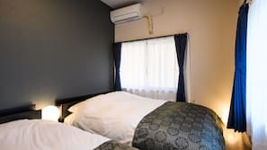 Free WiFi, linens