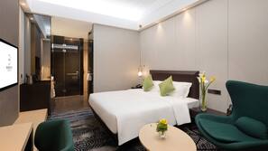 Premium bedding, down duvet, pillow top beds, minibar