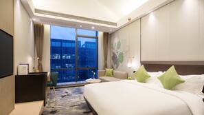 Premium bedding, down duvet, pillow top beds, minibar