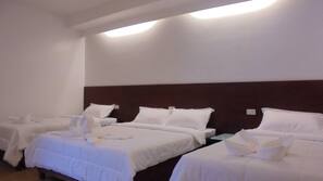 Desk, free WiFi, linens