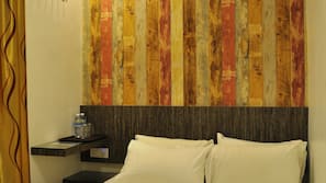 Desk, blackout curtains, iron/ironing board, free WiFi