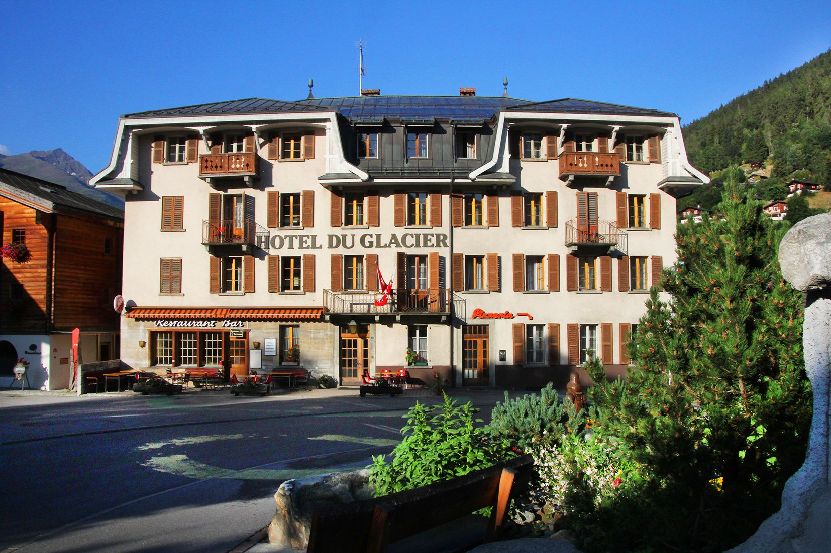Hotel du Glacier in Fiesch, Switzerland