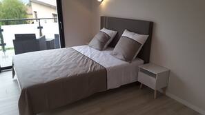 Individually decorated, laptop workspace, blackout curtains, free WiFi