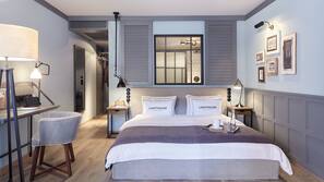 Luxe beddengoed, verduisterende gordijnen, gratis wifi, beddengoed