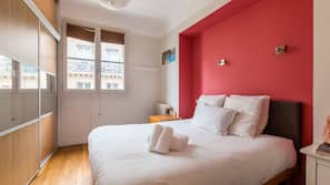 3 chambres, fer et planche à repasser, lits bébés (en supplément)